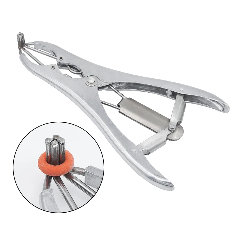 Livestock Tail Removal Pigs And Sheep Castration Plier and Particulate Rubber Rings Castration Device Veterinary Equipments 5