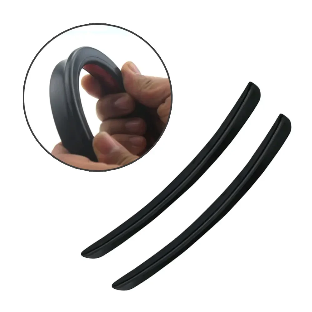 2Pcs Car Fender Vents Protector Cover Wheel Eyebrow Arch Decoration Strips Car Stickers Universal Exterior Accessories