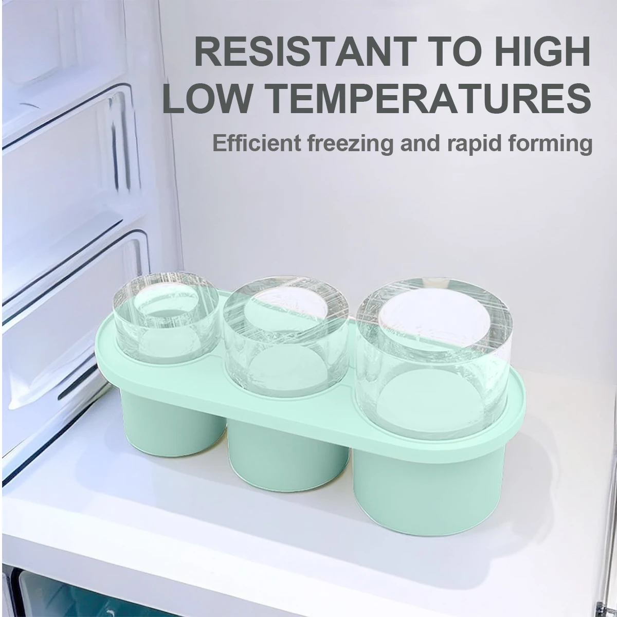 Molde De Hielo Cilíndrico Hueco Para Stanley | Silicona Con Tapa | Hielo Para Whisky Y Cócteles