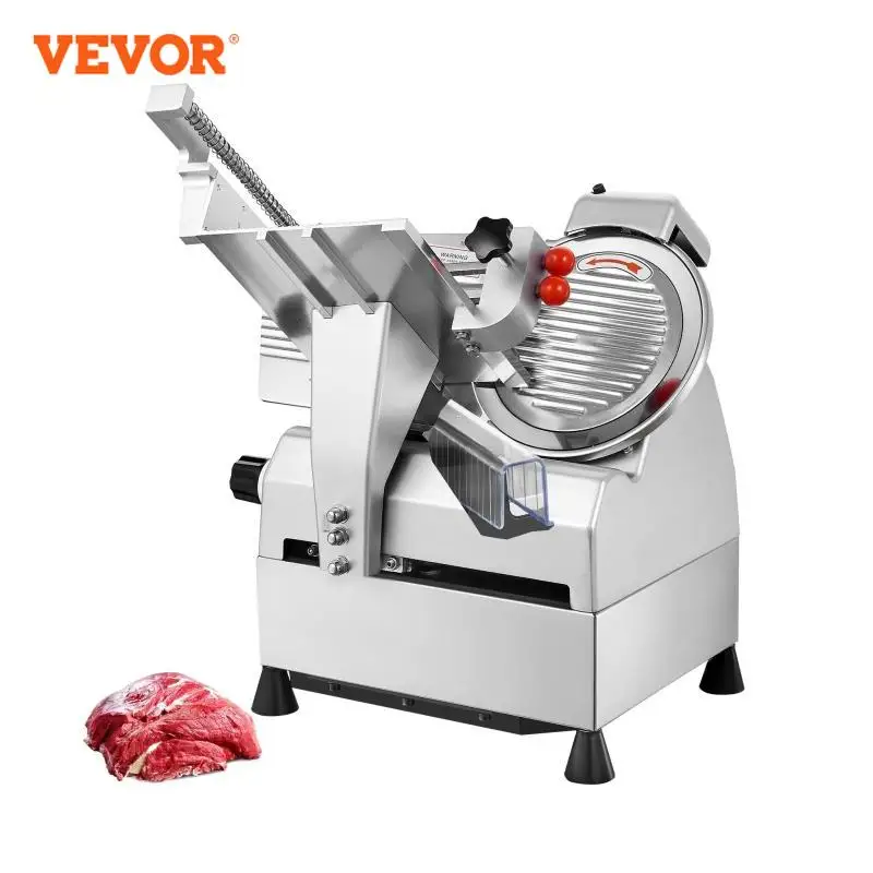 VEVOR Automatic Commercial Meat Slicer with Adjustable Thickness
