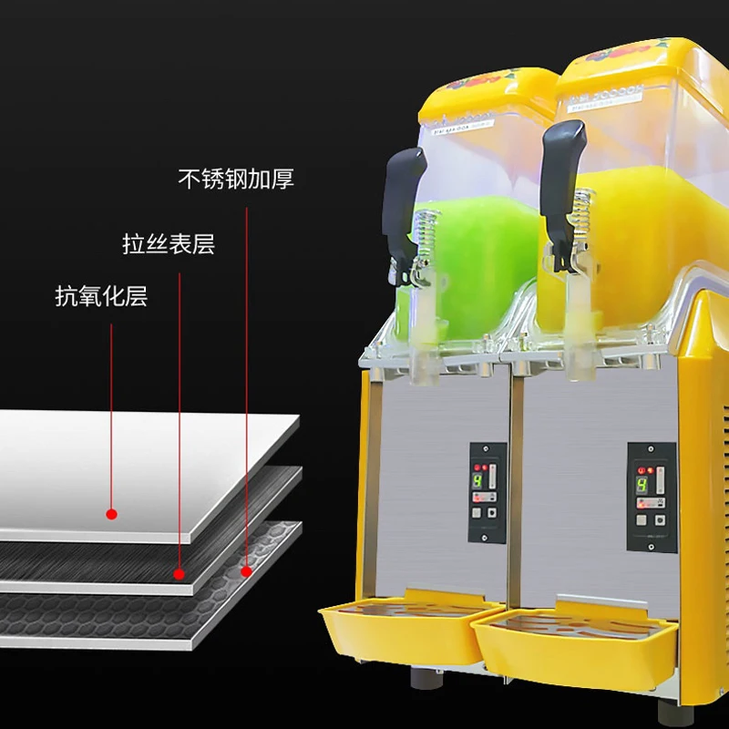 12L Smoothie Daiquiri Slash Margarita Slushie Machine Ice Puppy Commercial Frozen Drink Slushie Machine Sorbet machine