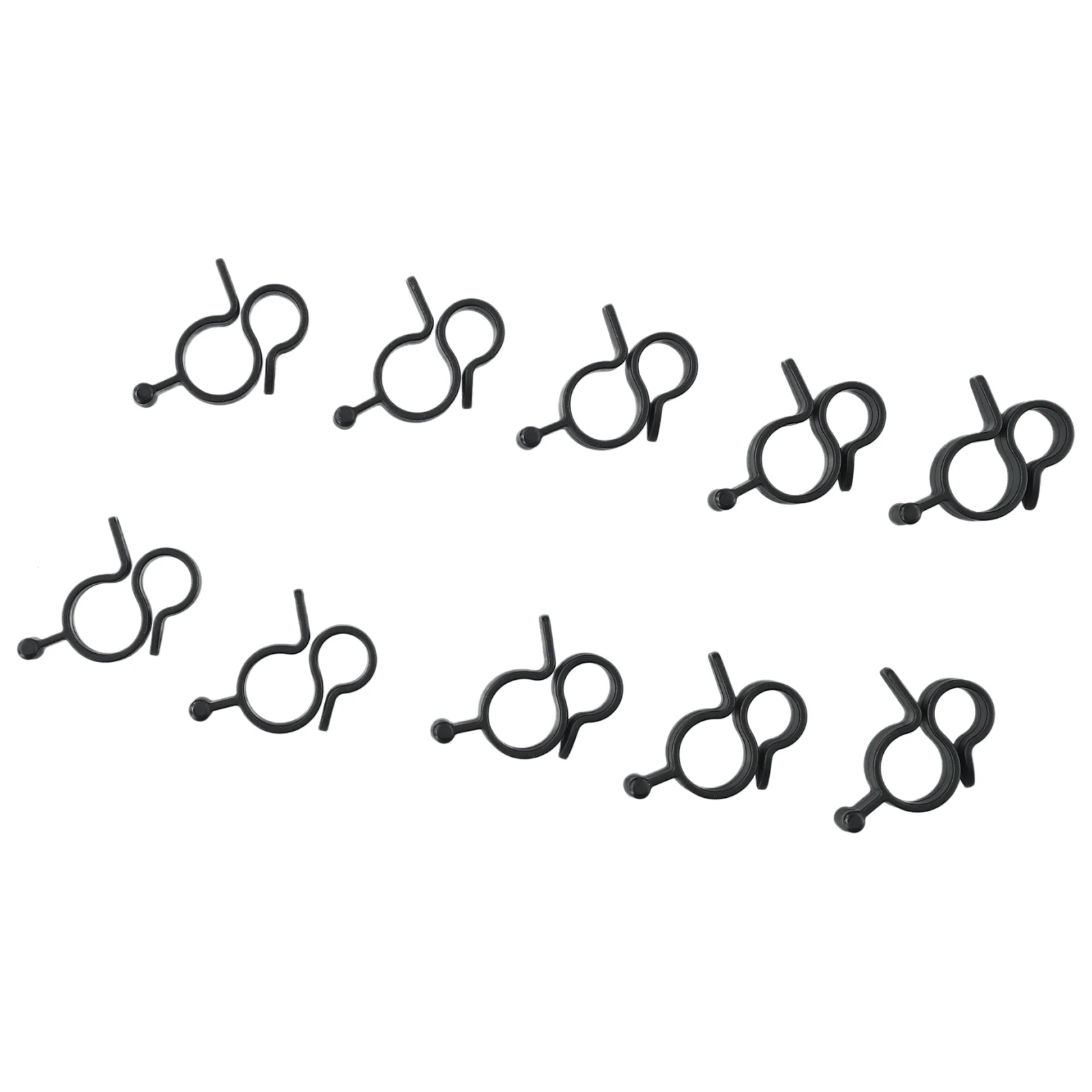 

10Pcs Black Camping Awning Hooks Clips RV Tent Hangers Light Hanger For Caravan Camper Hanging Hook Auto Parts