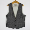 Linen Vest Casual V Neck Gilet Men Suits Vests Two Button Sleeveless Jacket Men's Dress Vests Male Clothing Summer Spring 1