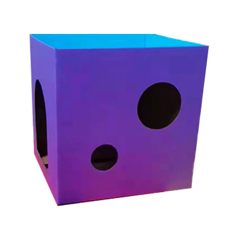 

DIY Cat Scratch Board Box Cardboard cat bed sofa grinding claws House for cats paper colorful cat house nest House Scratcher