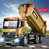 HuiNa 573 1/14 RC Truck 10 Channel 2.4G Remote Control Loader Truck Engineering Vehicle RC Toy Gift for Boy 3