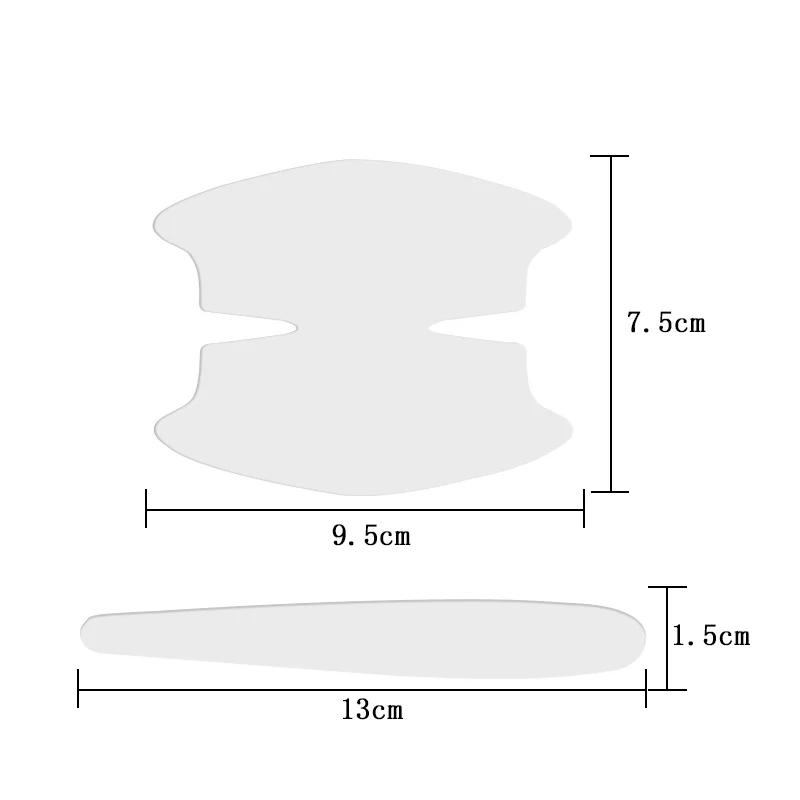 Transparent Car Door Handle Protector Cover – Durable, Scratch-Resistant Film