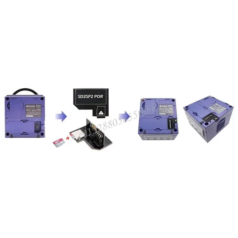 【Popular choice】 for Gamecube for NGC Adapter TF Reader Replacement Y4QD