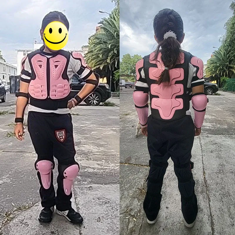 Child Baby Boys and Girls Body Protection Motocycle Armor Vest Motocross Off Road Riding Racing Protectiive Gear