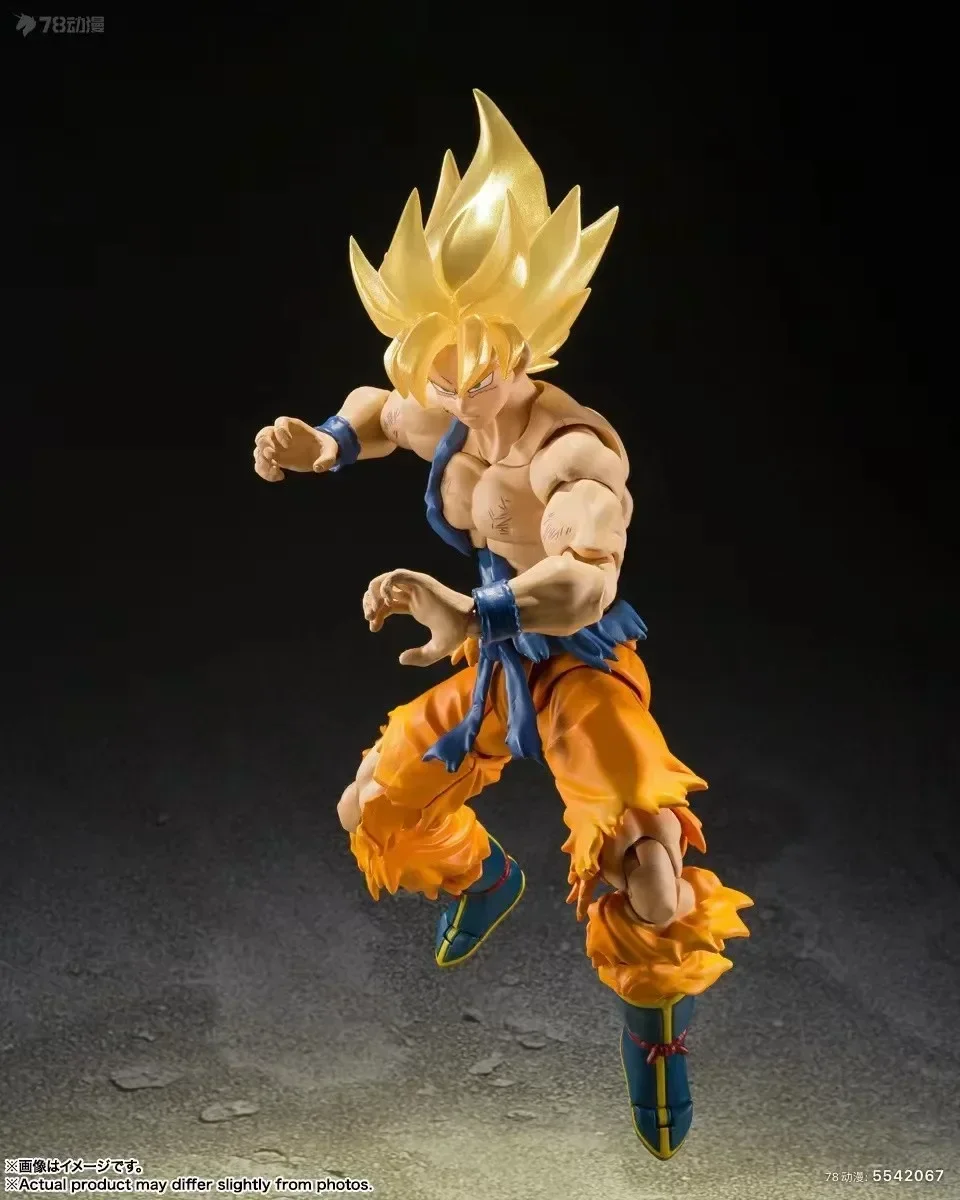 

Dragon Ball Z Goku S.h.figuarts Super Saiyan Battle Damage Bandai Original Tn15th Anniversary Limited Edition Favorite Model Toy