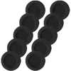 10 Pcs Toy Round Rubber Stopper Piggy Bank Bottom Caps Plaster Figurine Plug Cover Baby 36X36X05CM Black Child 2