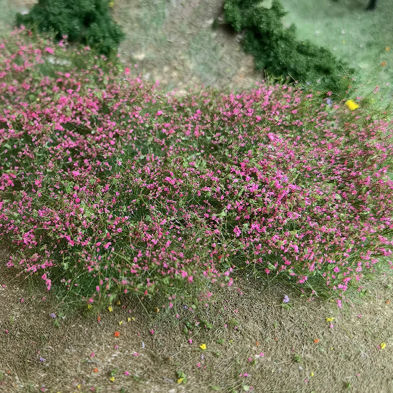 Simulated Tree Model Simulation Model Grass Lawn hand-torn flower Clusters Model building garden decoration diy materials shrub Vegetation shrub strips model,simulated tree model