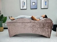 New European Style waves lashes mattress curved Velvet massage bed mattress eyelash lash bed mattrass Topper 2