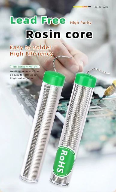 2 Filo Di Stagno 1mm 15gr Per Saldatura - Portatile, Con Dosatori In Plastica - Foto 5