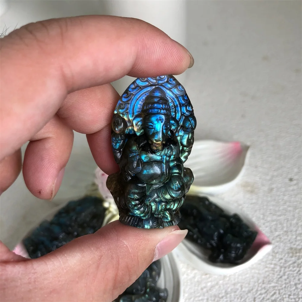 

Natural Crystal Artificial Carving Crafts Natural Feldspar Production Office Furnishings