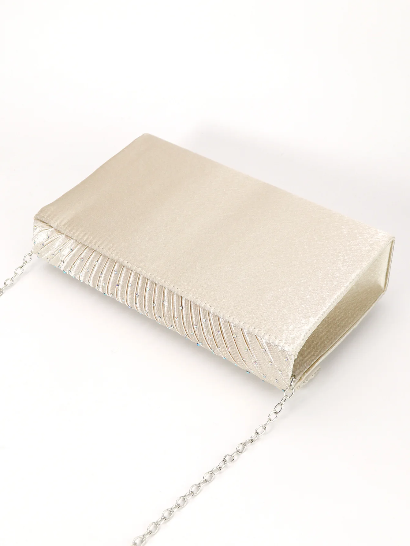 Women Evening Envelope Handbag Prom Sequin Clutch Purse Chain Shoulder Cross Body Bag for Wedding Party Purse