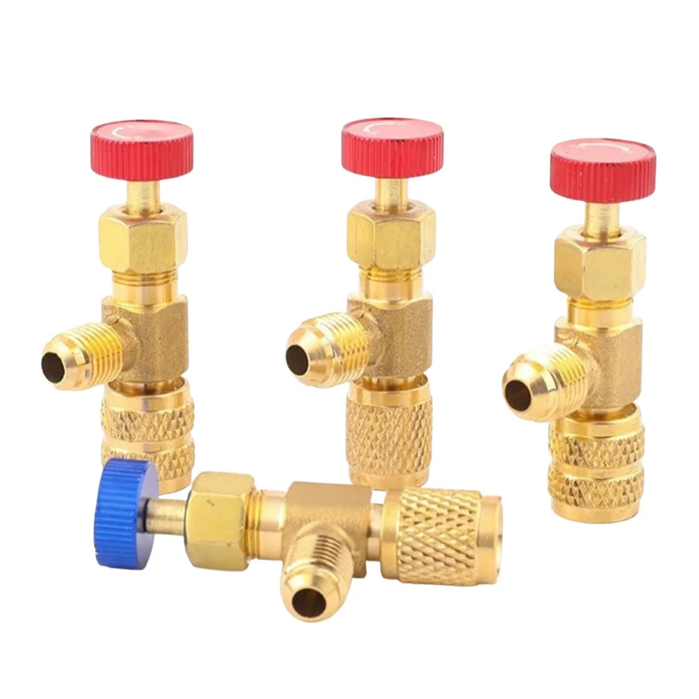 4PCS Ersatz R22 R32 R410 Klimaanlage Sicherheitsventil 1/2, 1/4, 5/16 Schnellkupplung Innendekoration – Detail 8