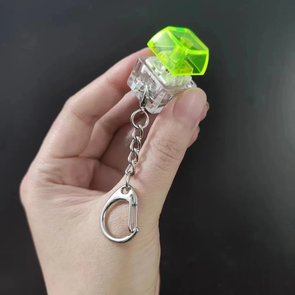 Keyboard Keyring Keycap Keychain Pendant Finger Toy Key Chain
