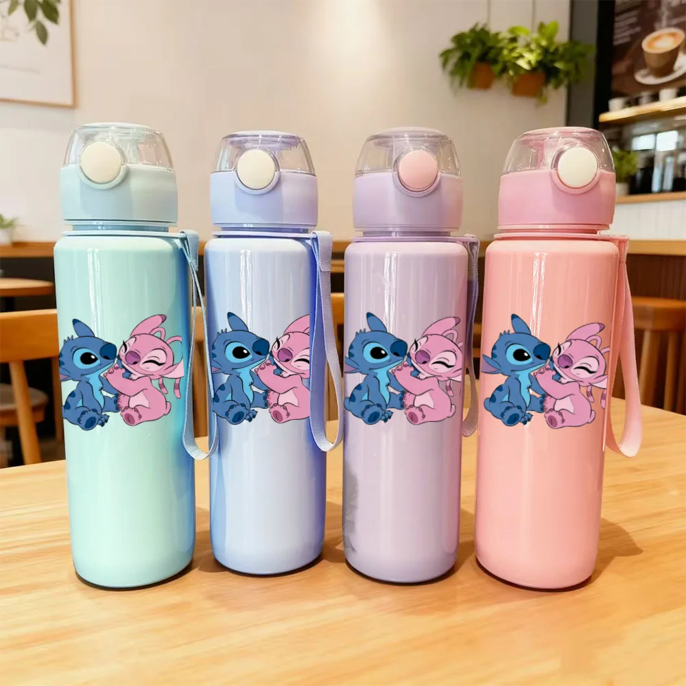 Cute 3D Cartoon Water Bottle - Stereoscopic, Fade-Resistant, Scratch-Proof, Leakproof