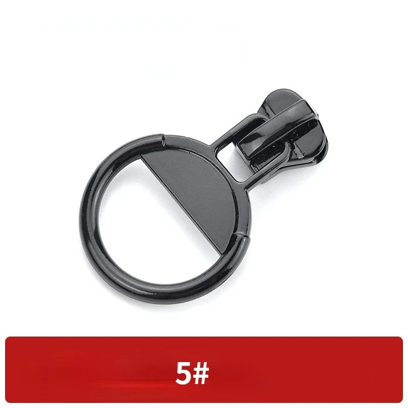 Zipper Sliders 5PCS Metal Zipper Sliders for Resin Teeth Zippers 3#/5#/8# Black Auto Lock