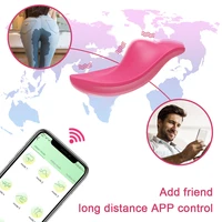 Clit Bluetooth APP Vibrator Weibliche Drahtlose Fernbedienung Tragbare Vibrierende Ei Klitoris Stimulator Sex Spielzeug für Frauen Paare 4