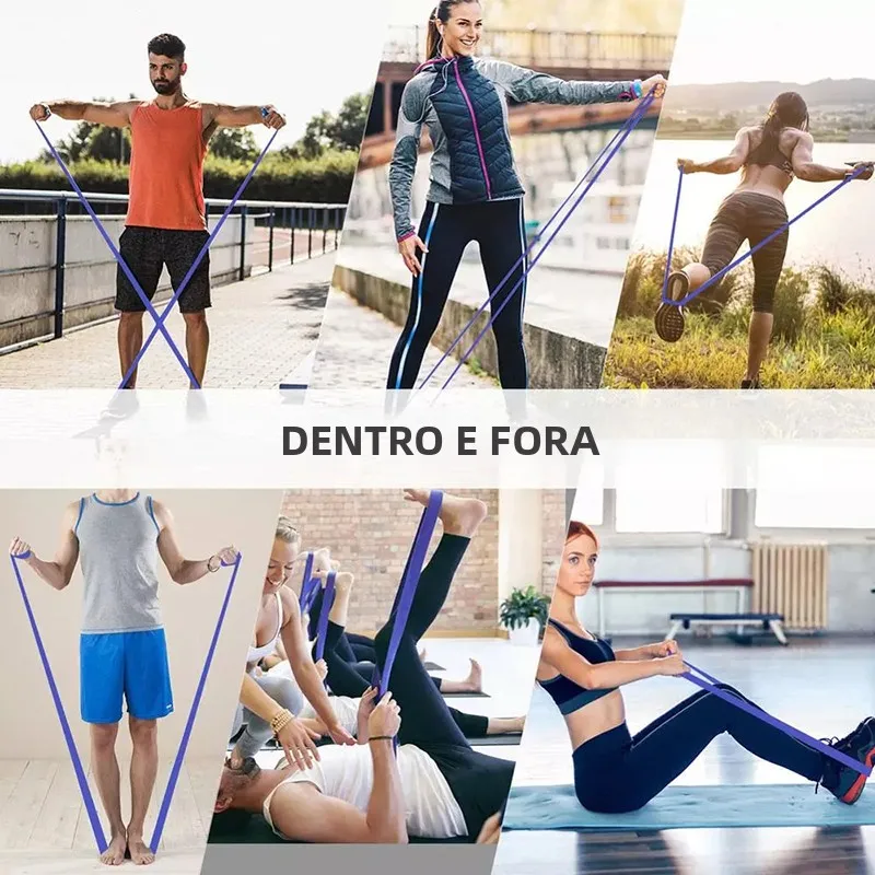 Conjunto de 5 Faixas Elásticas