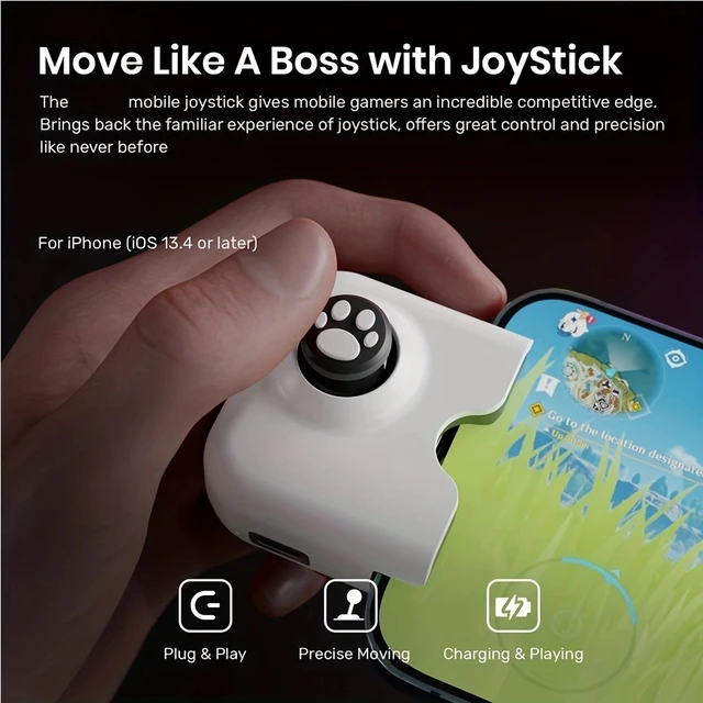 Para pubg lol genshin impacto gamepad controlador de jogo móvel para iphone  ipad ios/android gaming joystick aperto rocker gameboy - AliExpress