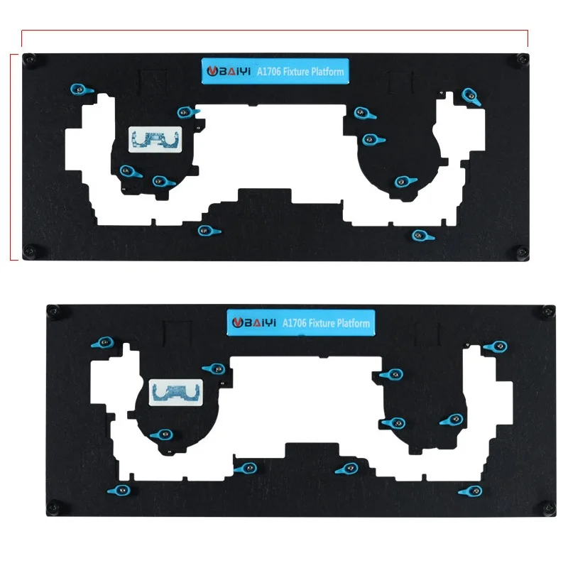 By Baiyi Holder Tool Per Mac Board Fixture A1706 A1707 A1989 A1990 A2289 A1708 A1932 A2141 Riparazione Nand Hdd Chip