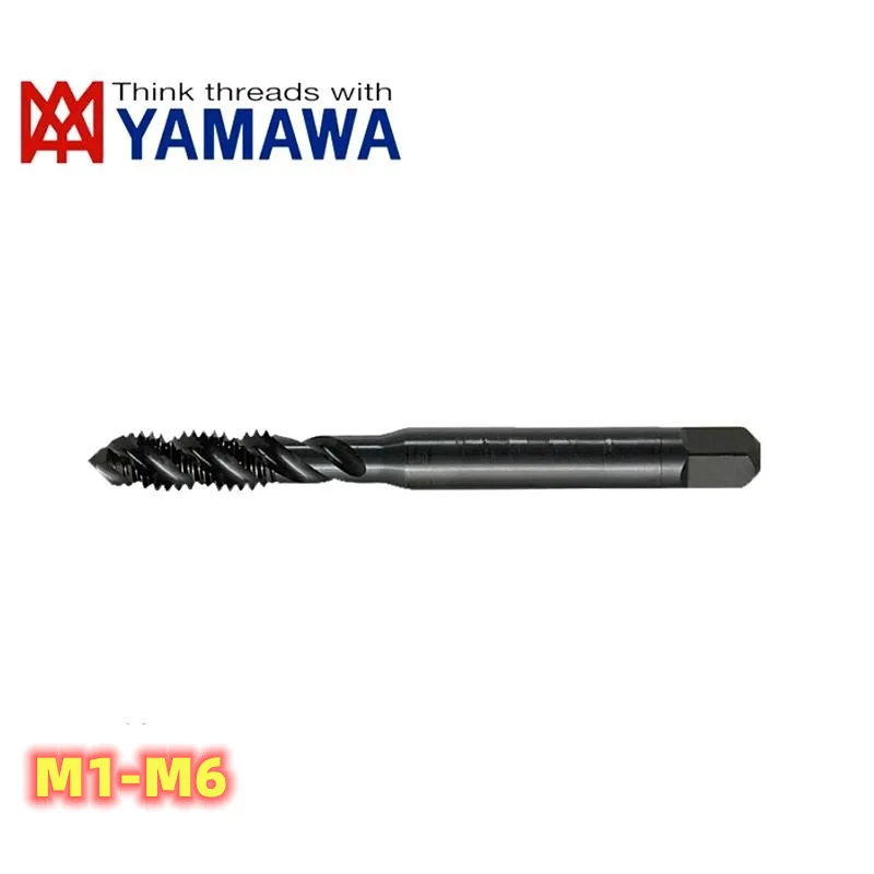 

1PCS YAMAWA HSSE Standard and Fine Spiral Fluted Tap With TICN M1M1.2M1.4M1.6M1.7M1.8 M2M2.2M2.5M2.6M3M4M5M5.5 M6