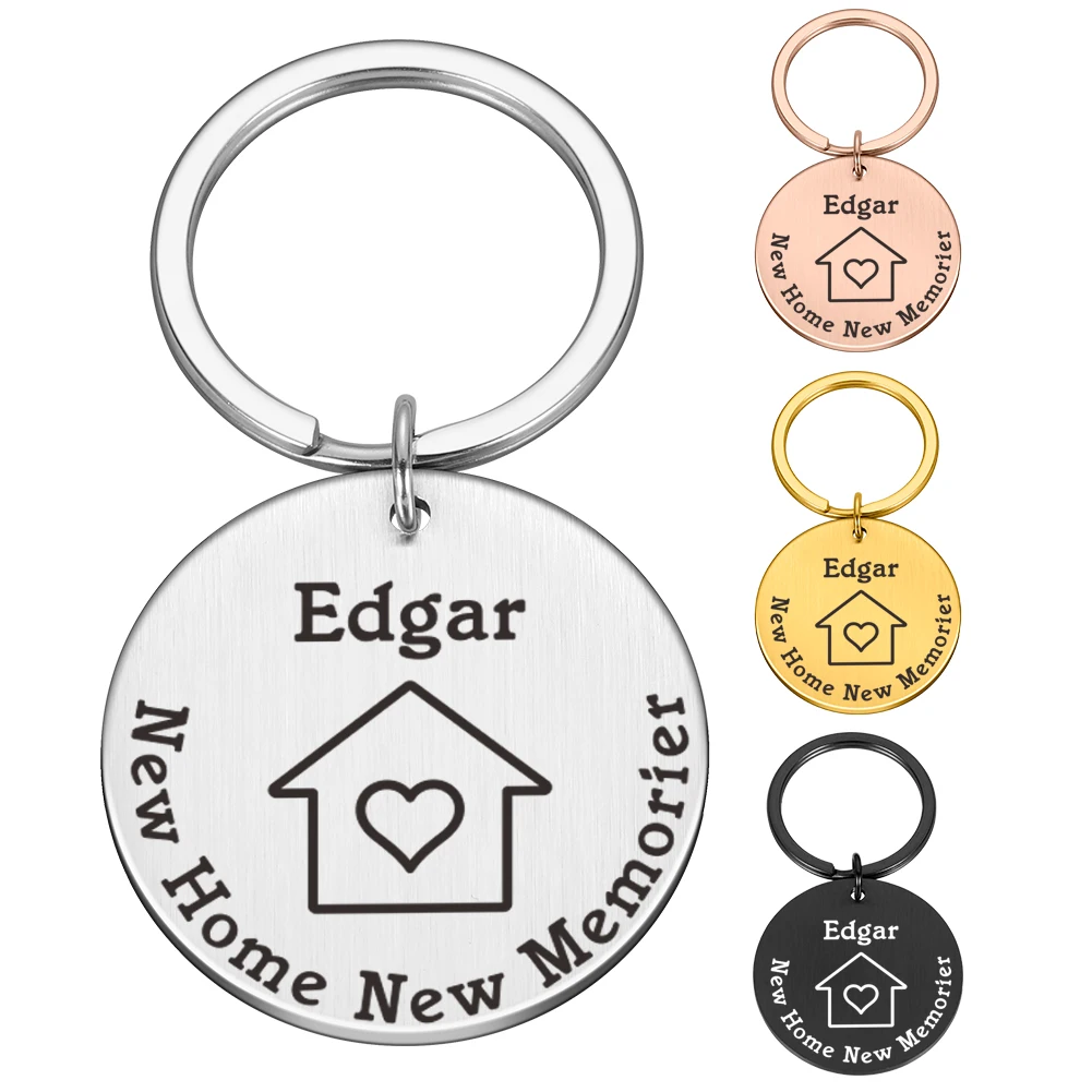 

Personalized Keychain New Family New Memorier Customized Key Chain Women Men Meaningful Gift Keychians for Car Keys Love Keyring