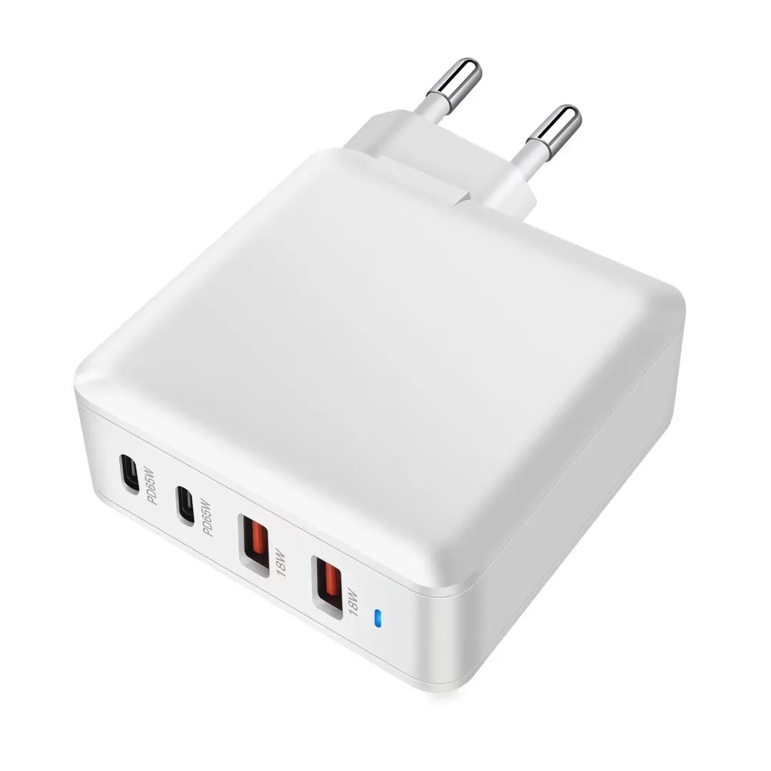 160W USB C Fast Charger GaN Compact 4 Port PD Fast Charger Charging Station Block Laptop Power Adapter Compatible with MacBook P