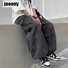 2022 Spring Autumn Trousers y2k baggy jeans for men Wide leg Pants Pockets Elastic Waist Streetwear Loose comfortable Pants 1