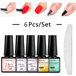 Long-Lasting Nail Primer & Dehydrator Gel Polish Set (ZH24789)