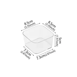 Transparent Plastic Drawer Organizer for Makeup, Jewelry, and Gadgets (S)