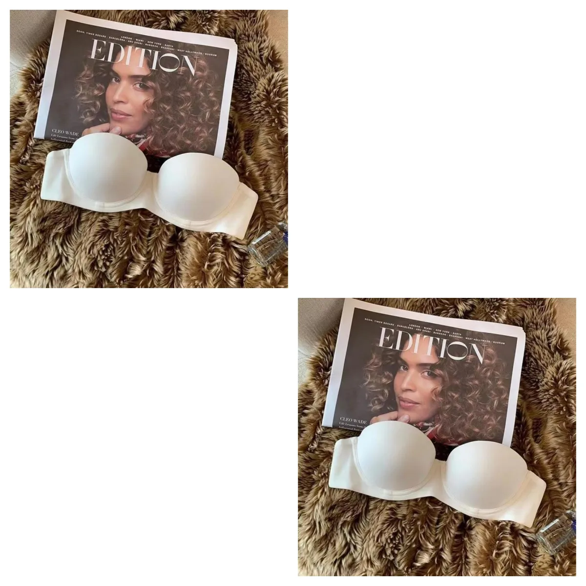 2Pcs/Set Seamless Bras For Women Push Up Bra 1/2 Cup Underwear Sexy Lingerie Smooth Invisible Brassiere Comfort Sexy Brassiere