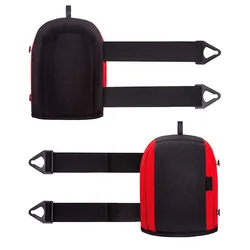 and Strong Straps Padding Knee and Adjustable with Double Easy-Fix No-slip Leather Pads Clips , and Roofing Foam Flooring Knee P