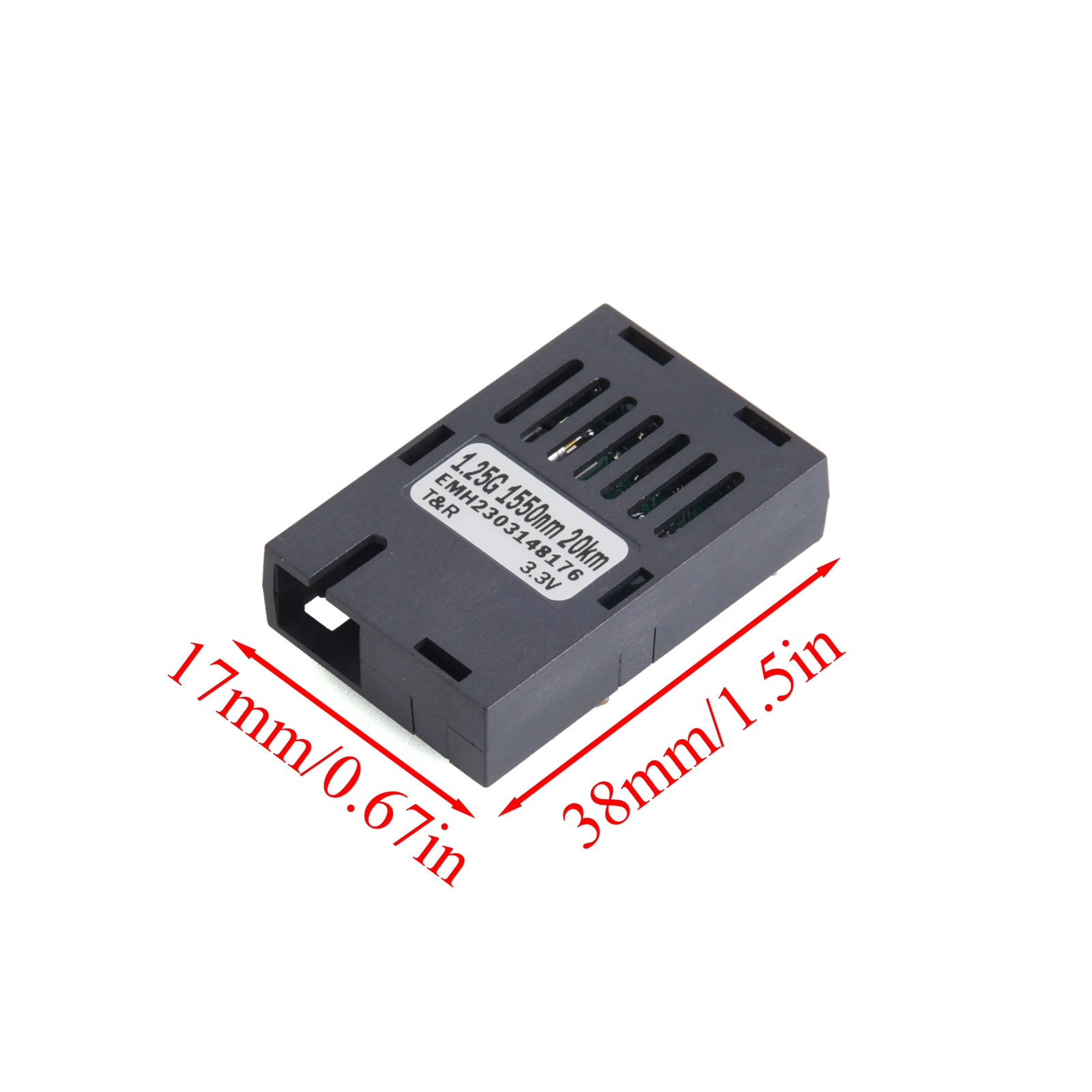 1Pair 1.25G 1*9 Fiber Optical Module 1000M Gigabit SC UPC APC Single Mode 1310nm/1550nm Fiber Send and Receive A + B Kit 3KM/20KM fiber transceiver module