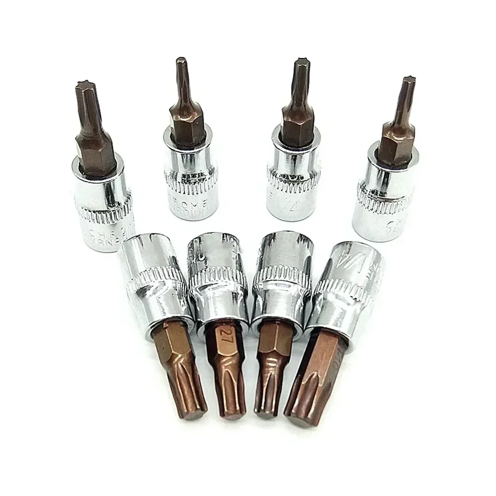 Screwdriver bit 1pc Torx 1/4 inch drive socket ratchet T8 T10 T15 T20 T25 T27 T30 T40