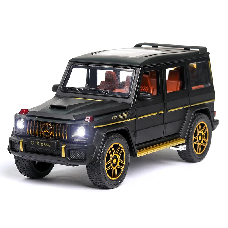 TGRCM-CZ Scala 1:32 compatibile con Benz AMG GLE 63S SUV giocattolo auto, in lega pressofusa pull back, modello di auto con luci e suoni, per bambini, ragazzi e ragazze, regalo (rosso