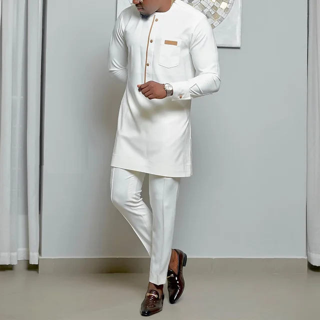 Kuku African Men Kaftan 2 Piece Sets Men