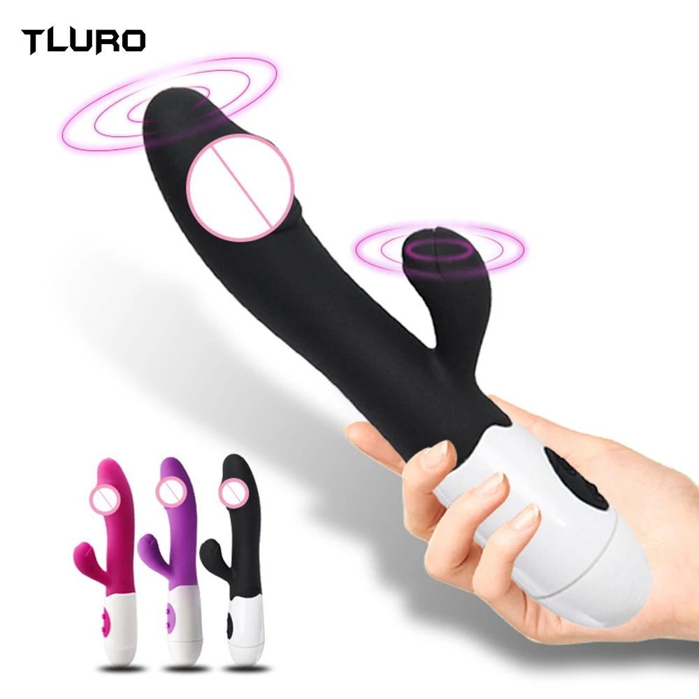 Rabbit G-spot Vibrator With Clitoris Stimulator For Women_voghion.com
