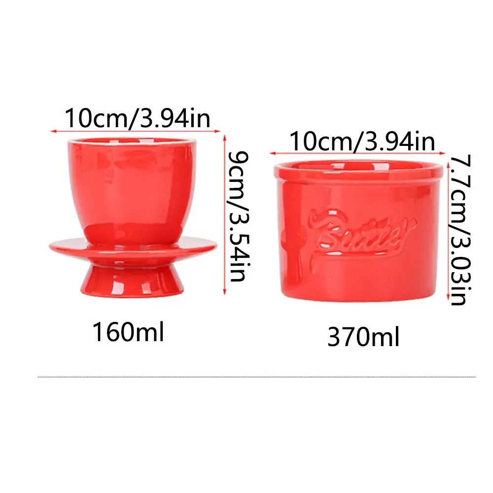 Glossy Finish Butter Bell Crock Keep Fresh with Lid Butter Keeper Handmade Thicken Ceramic Dish Spreadable