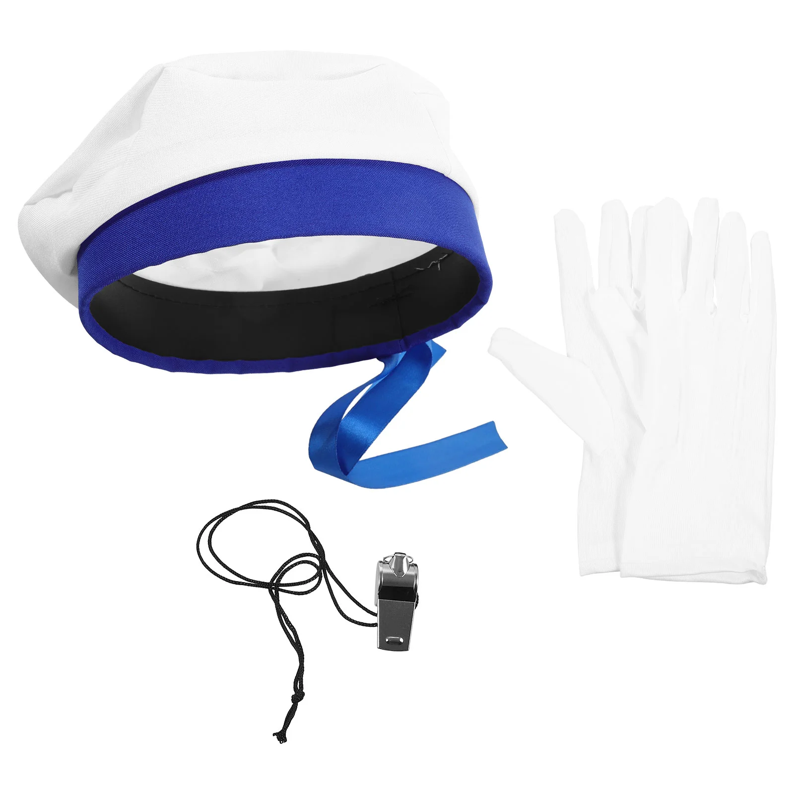 

Accessories Sailor Hat Set Men and Women Clothing Polyester Cosplay Gloves