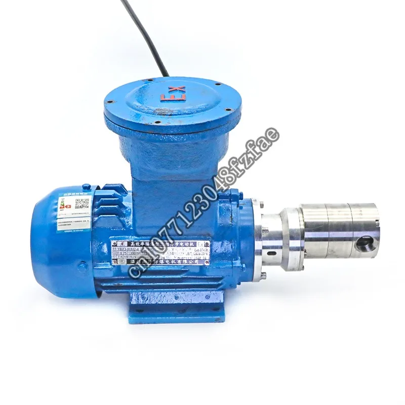 

High pressure 380V positive displacement internal rotary magnetic drive micro gear pump with motor and controller