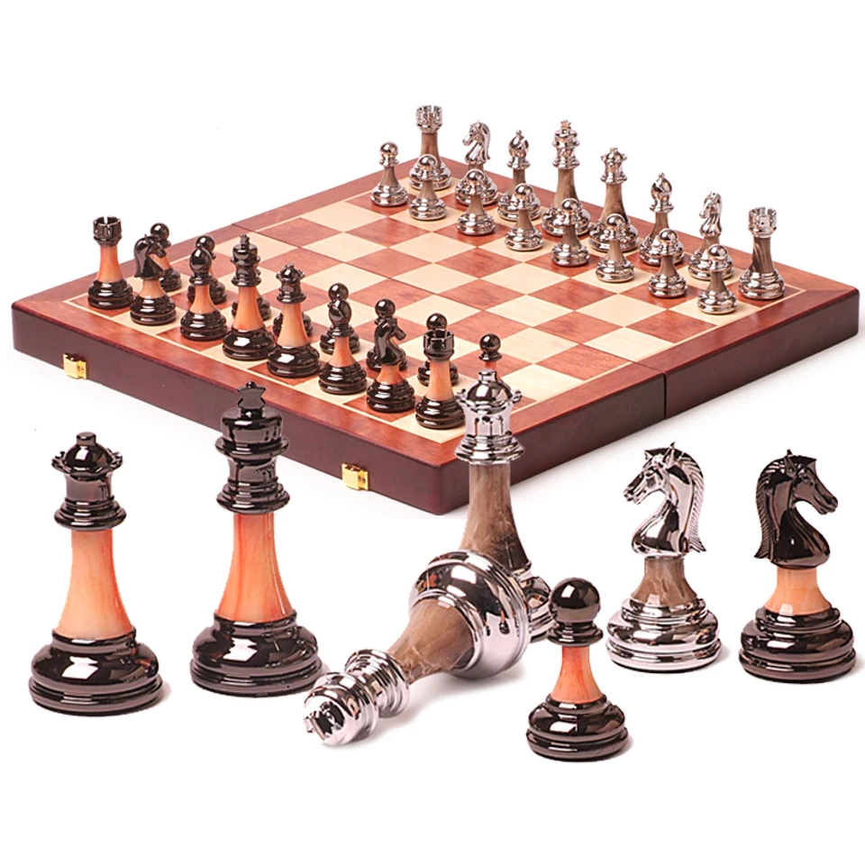 

Пластиковый набор шахматных фигур, высококачественный подарок, Международная дорожная форма для шахматных игр, складные шахматные фигурки из АБС-пластика