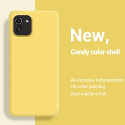 Premium Liquid Silicone Soft Phone Case - Durable and Stylish Protective Cover for A73 5G (Yellow)