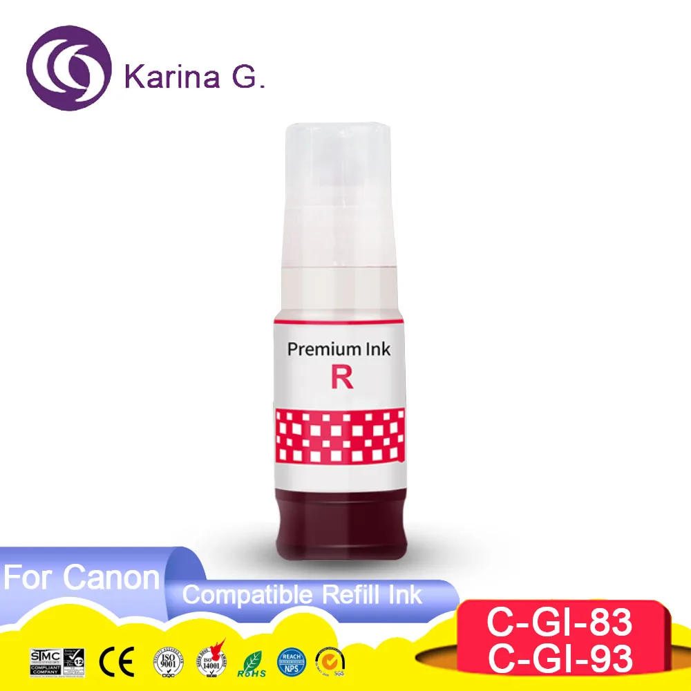 High Quality Compatible Water Based Refill Ink GI-83 GI83 GI 93 GI-93 Refill Ink
