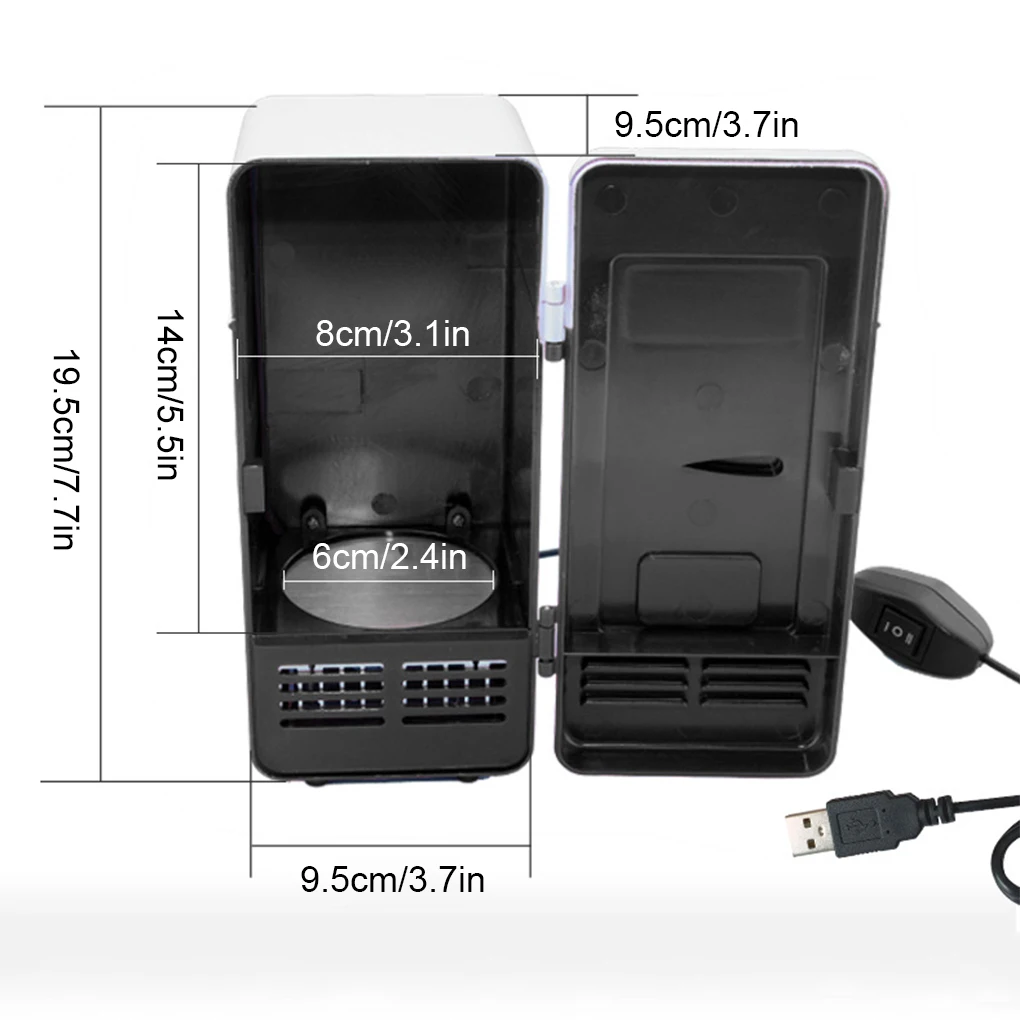 ABS 자동차용 가정용 USB 미니 냉장고 USB 전기 냉장고 가정 사무실 호텔용 USB 미니 냉장고