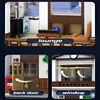 Cada LED City Japanese Style Canteen House Architecture Building Blocks Late Night Canteen Figures Bricks Toys for Kid Gifts 3