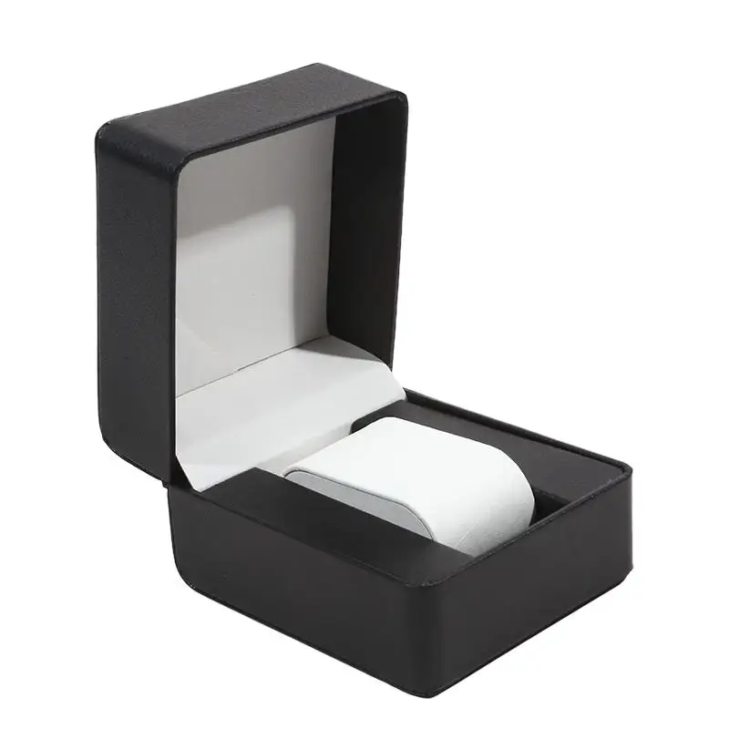 High Grade PU Leather Single Watch Gift Box with Pillow – Elegant Wristwatch Display Ca... - SKU LWGB2010 - UGI Packaging
