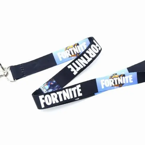 Fortnite Cartoon Anime Spiel-Zubehör Kreativer Niedlicher Handy- und Ausweishalter Schlüsselanhänger Lanyard für Jungen und Mädchen Großhandel – Detail 11